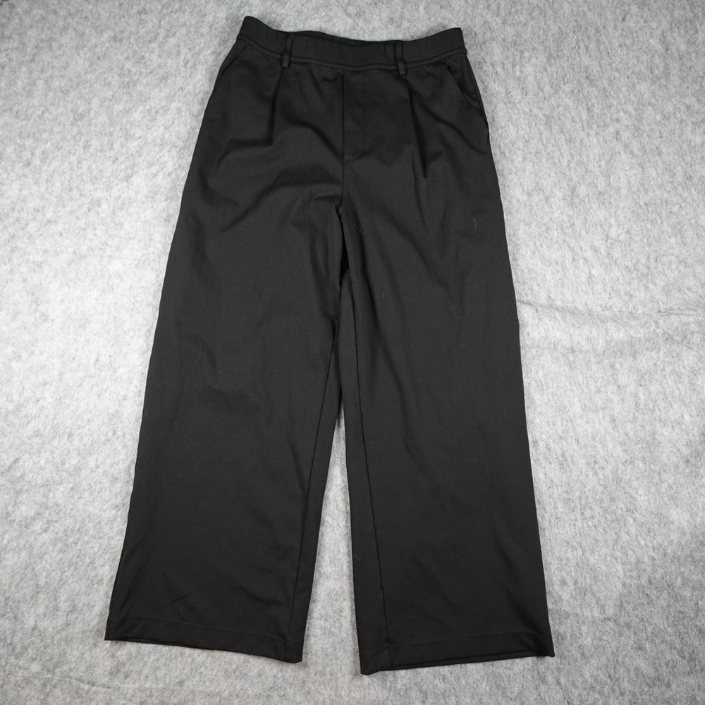 Halara Pants Women Medium Petite Black Flex DayStretch High Waisted Work Office